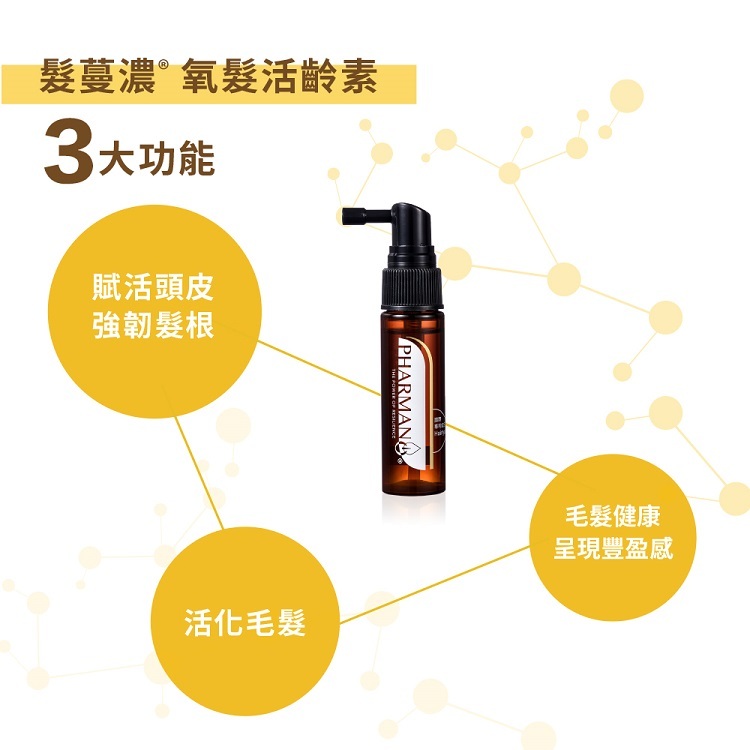 【90天豐盈髮優惠組】髮蔓濃 育髮組 (加贈! 髮蔓濃洗髮精 300ml×1) (原價11,250元)