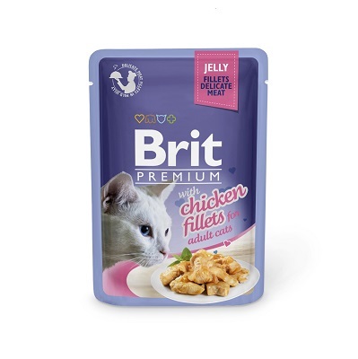 捷克 Brit 自然精選系列 貓濕糧 雞肉果凍 85g【原箱24包】 (EXP 04/2026)