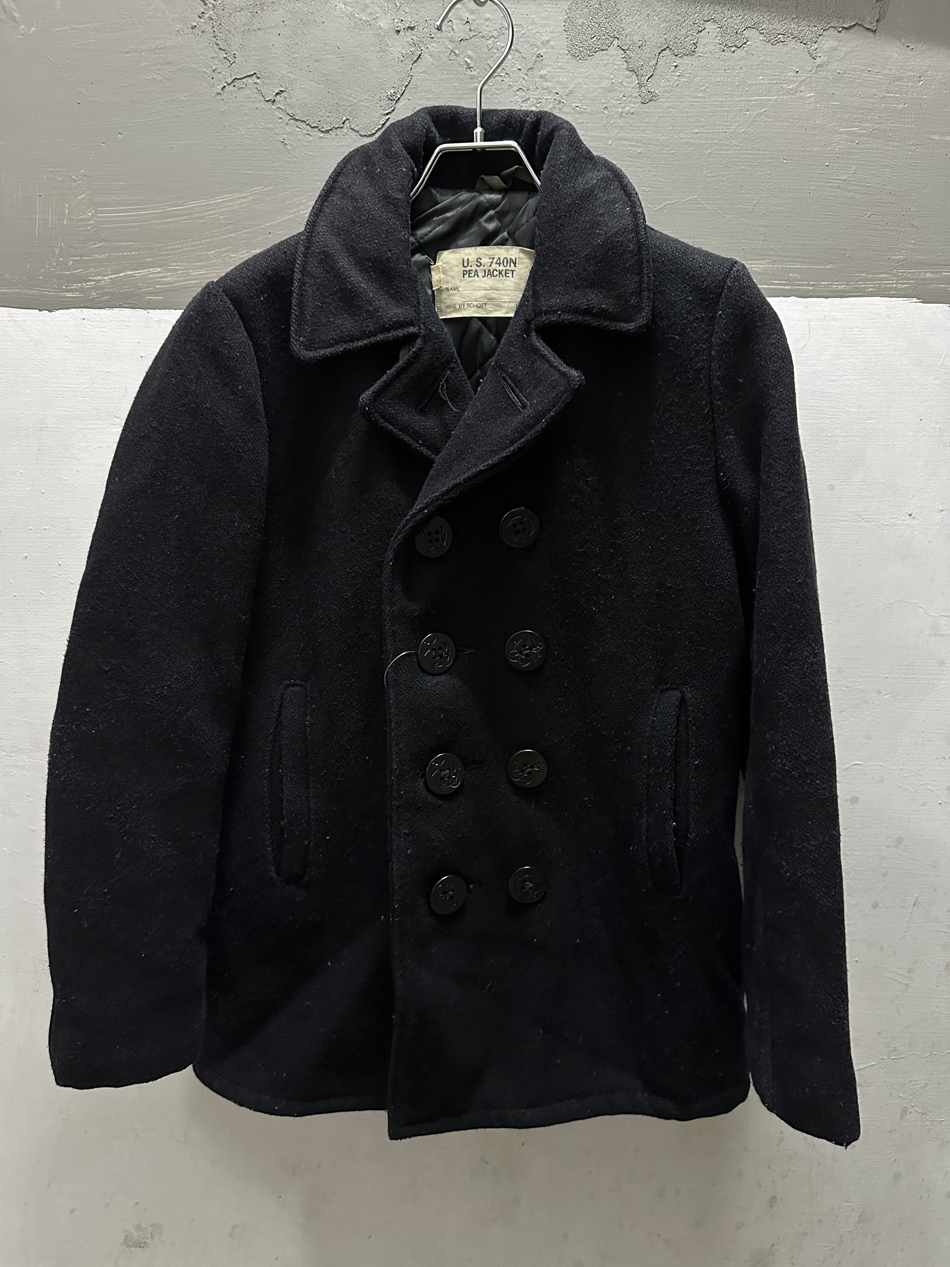 90s Schott Pea-Coat Made in USA
