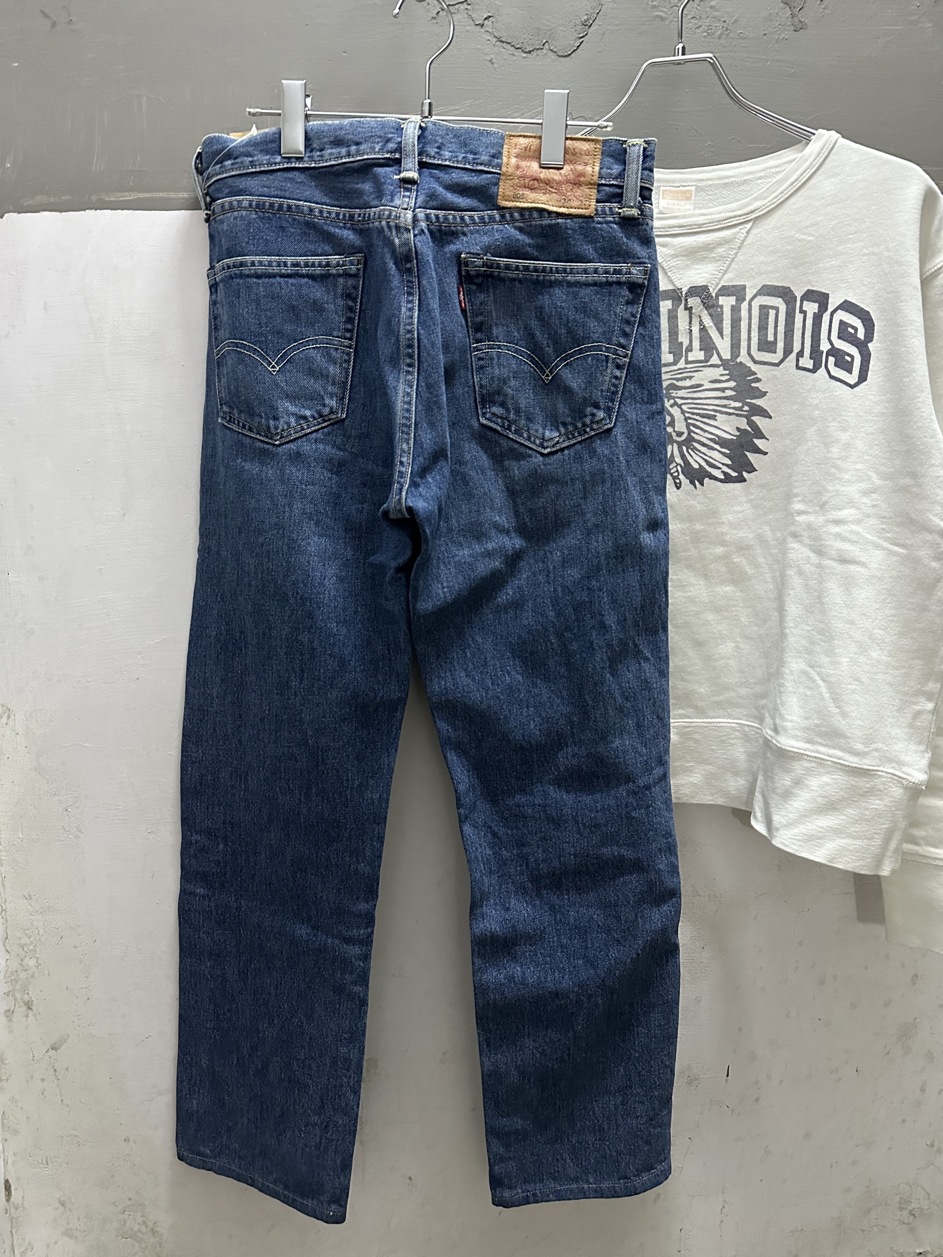 LEVIS 505 WHITE OAK CONE DENIM Made in USA