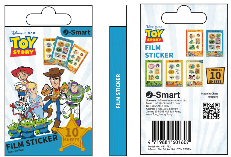 i-Smart Film Sticker Set - TOY STORY