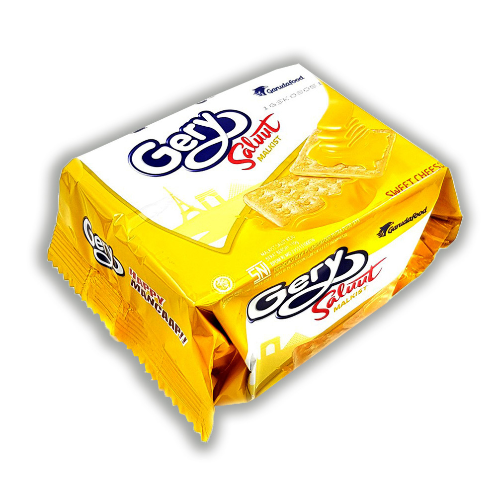印尼 Gery 厚醬 蘇打餅乾 (起司/椰奶/巧克力) 10片入 隨身包