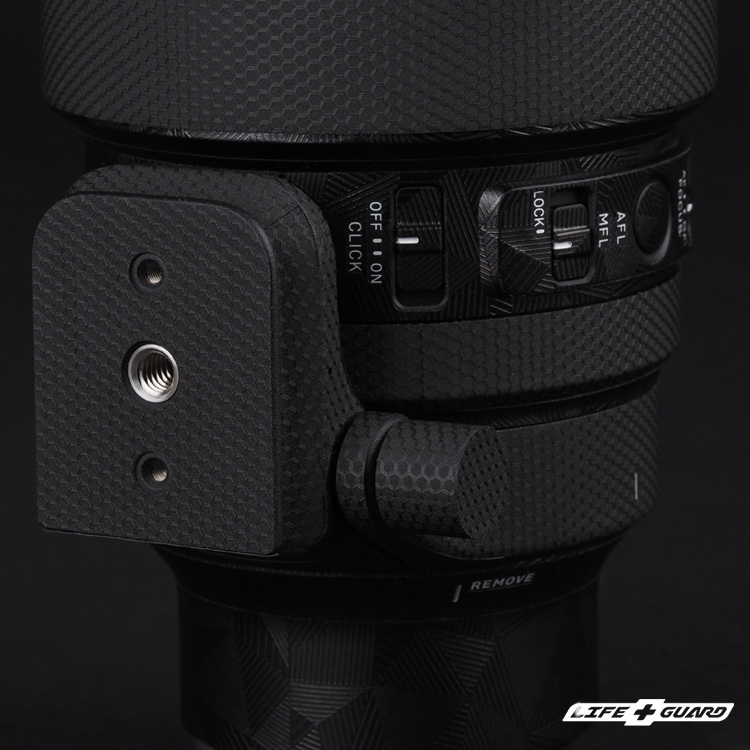 SIGMA 14mm F1.4 DG DN Art 貼膜腳架環展示圖，LIFE+GUARD 風格