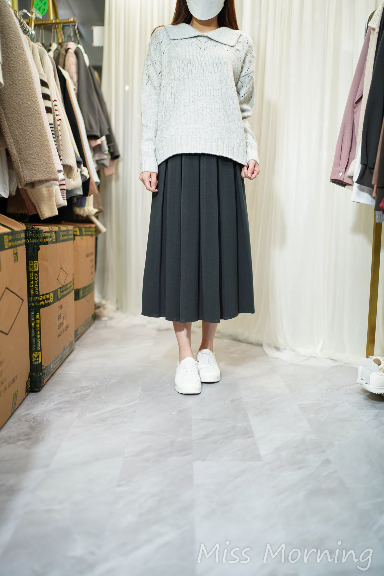 鄰家感靚織紋上衣(14322)