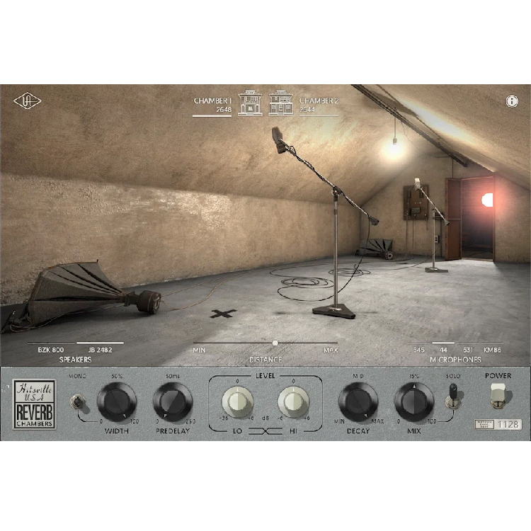 UA UAD Hitsville Reverb Chambers Plugins 效果器 序號下載版
