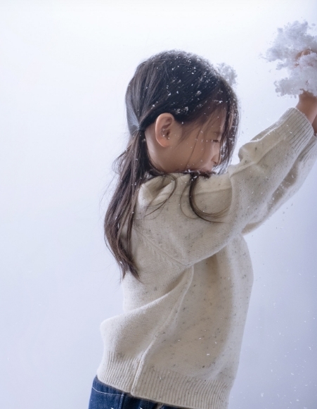 DODO Wardrobe - 米白色圓領冷衫