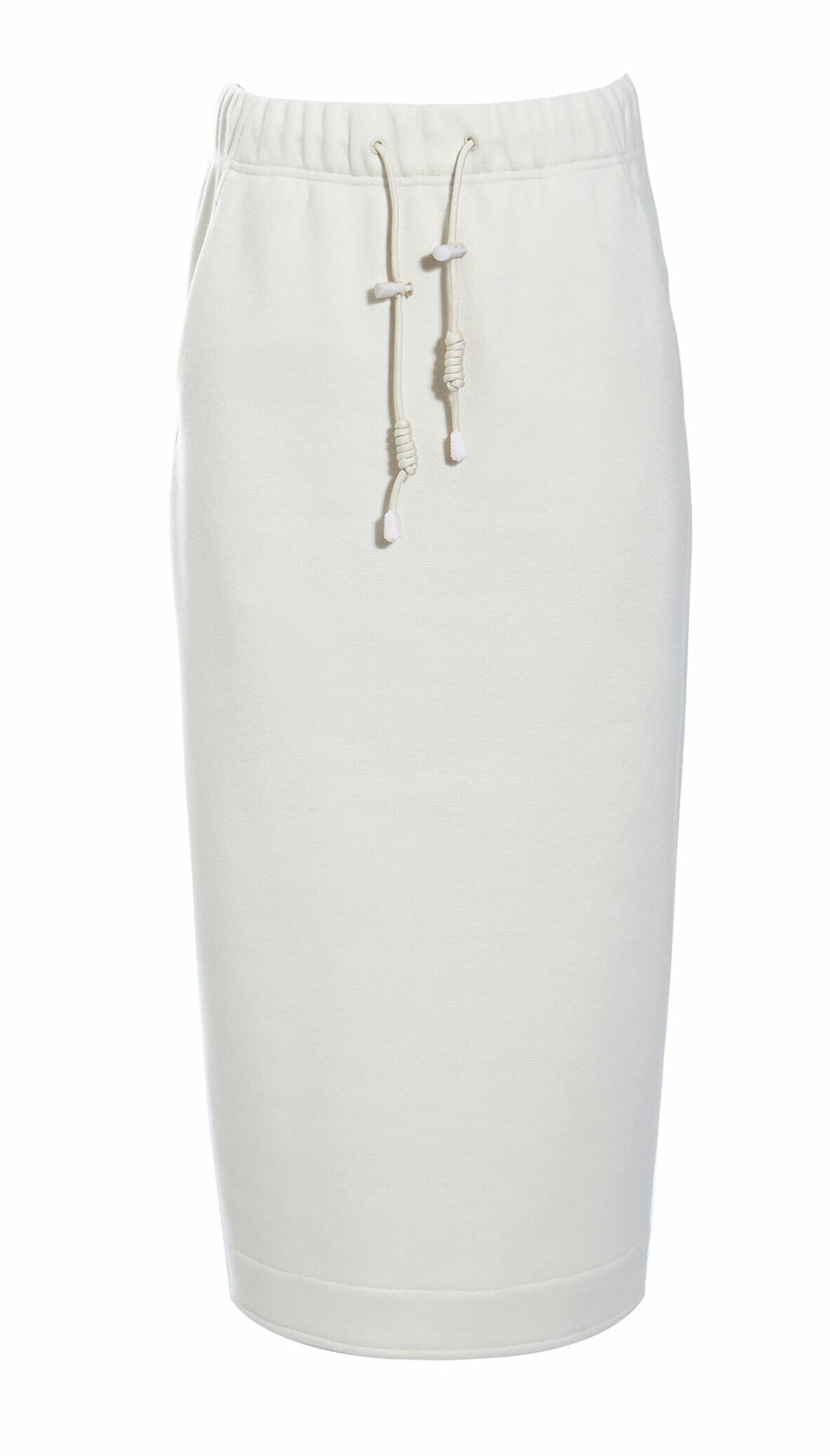 BD15120C1 淺霧奶調棉柔綁帶運動鉛筆長裙