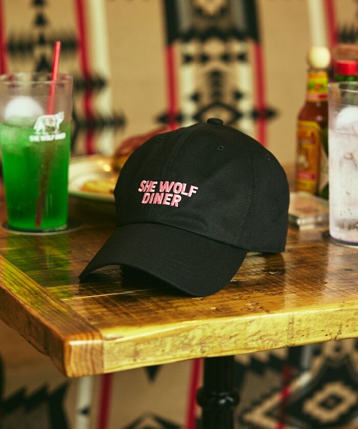 SHE WOLF DINER× FREAK'S STORE/ SHE WOLF DINER Embiodered Cap