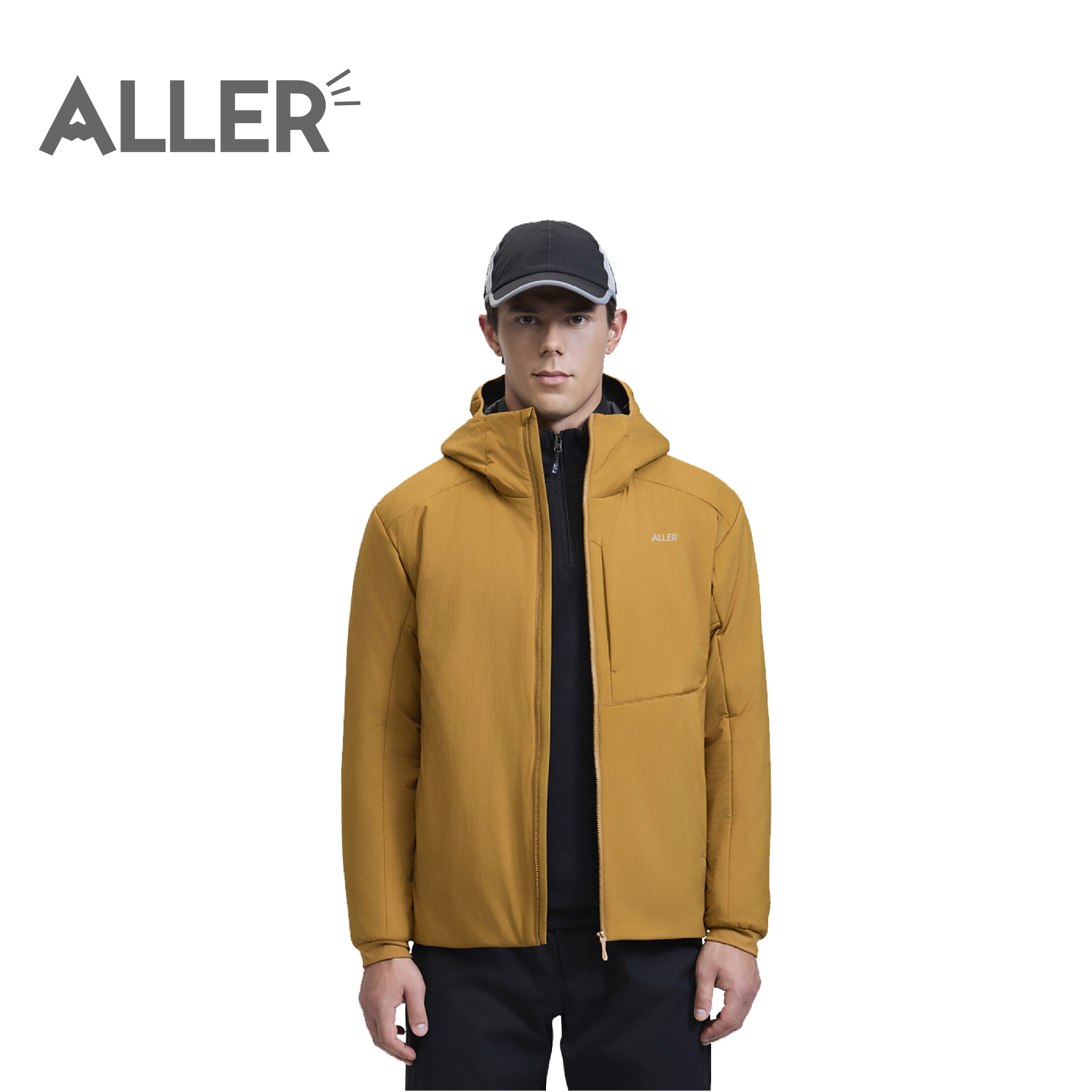 ALLER 石墨烯PR棉防潑保暖外套 男款 (3色) 04AL12229