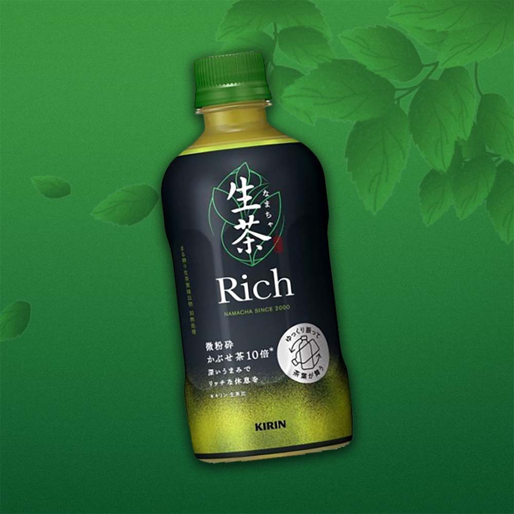 日本 麒麟KIRIN 濃郁 生茶 10倍 400ml