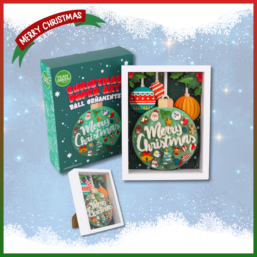 Christmas Paper Art Series -&nbsp;Christmas Ball&nbsp;Ornaments