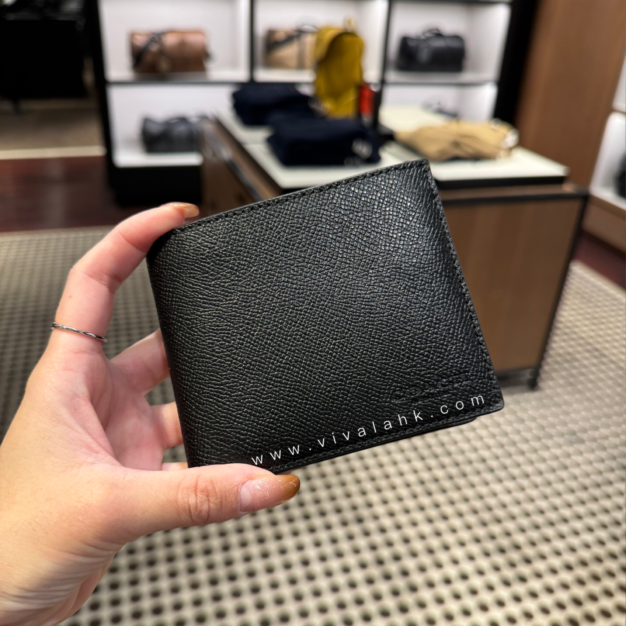 Coach -3合1 男裝銀包 (十字皮) (CR899) (C6331)