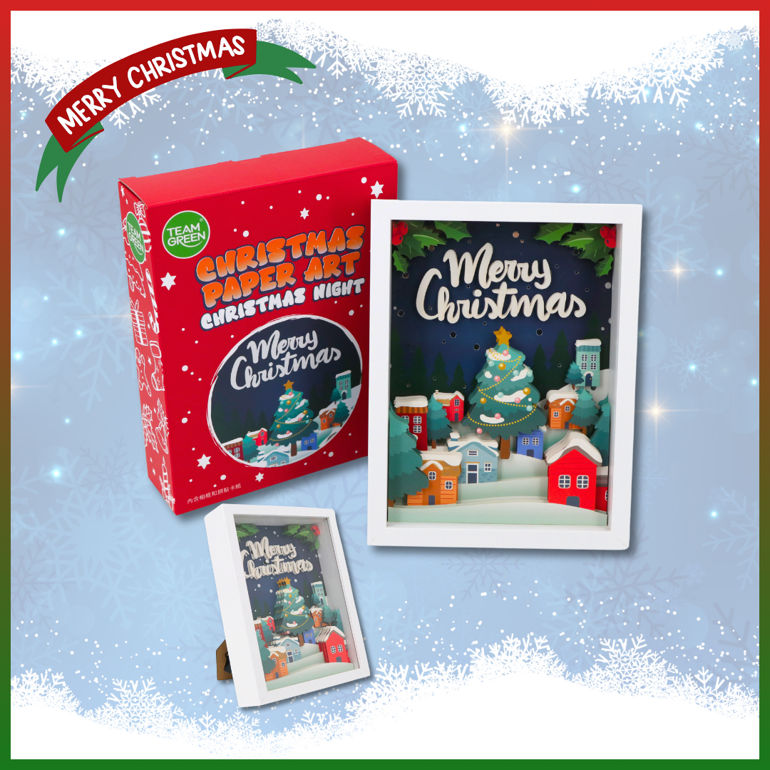 Christmas Paper Art Series -&nbsp;Christmas Night