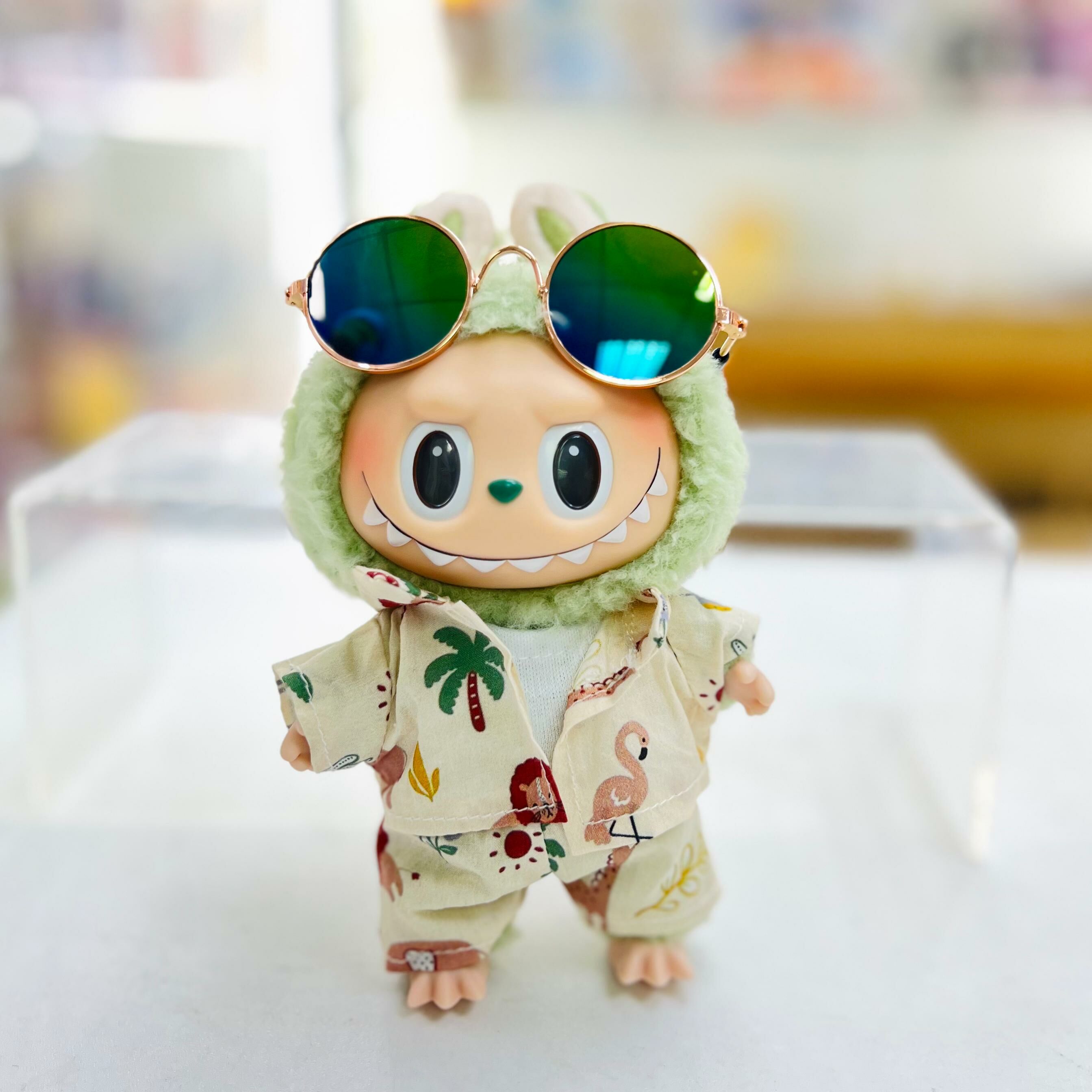 LABUBU outfit F37 - Hawaii Set 米色