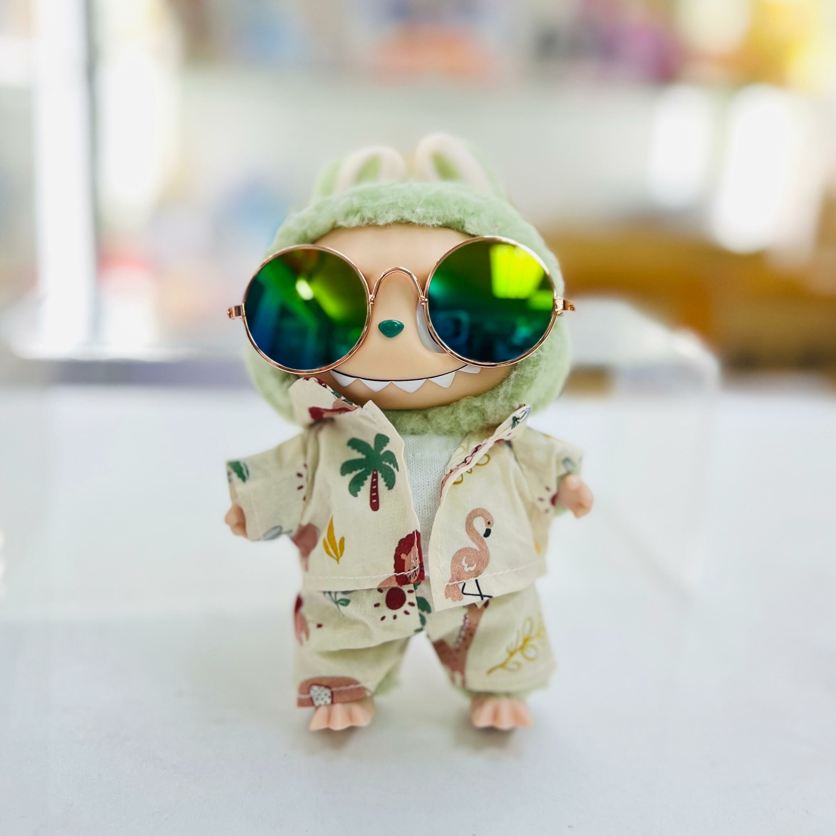 LABUBU outfit F37 - Hawaii Set 米色