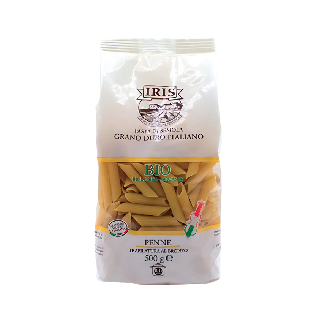 IRIS BIO - 有機純素高纖小麥長通粉  (新舊包裝隨機發貨) (500g) (55723)