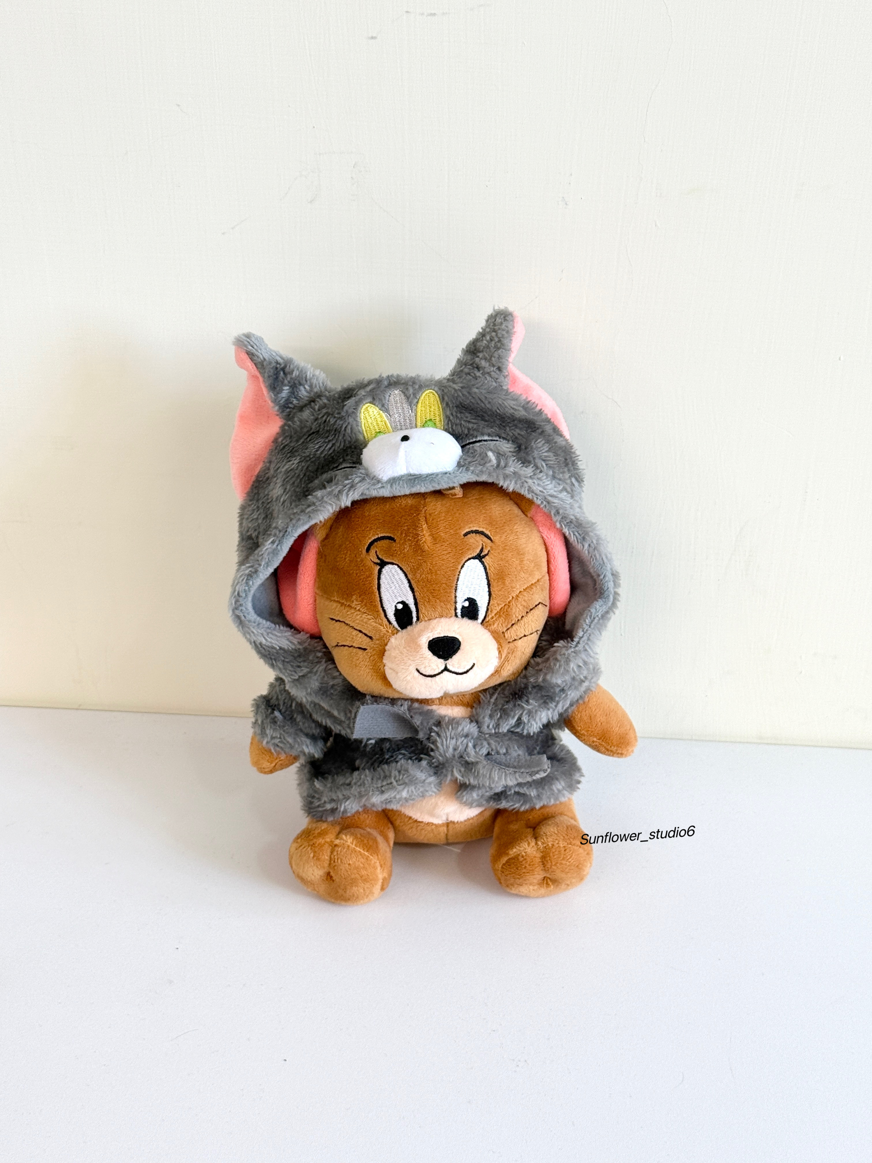 Tom and Jerry 湯姆貓與傑利鼠 正版授權 浴袍款 毛絨娃娃 毛絨公仔 情侶款 湯姆貓 傑利鼠(任買兩件711免運)/預購