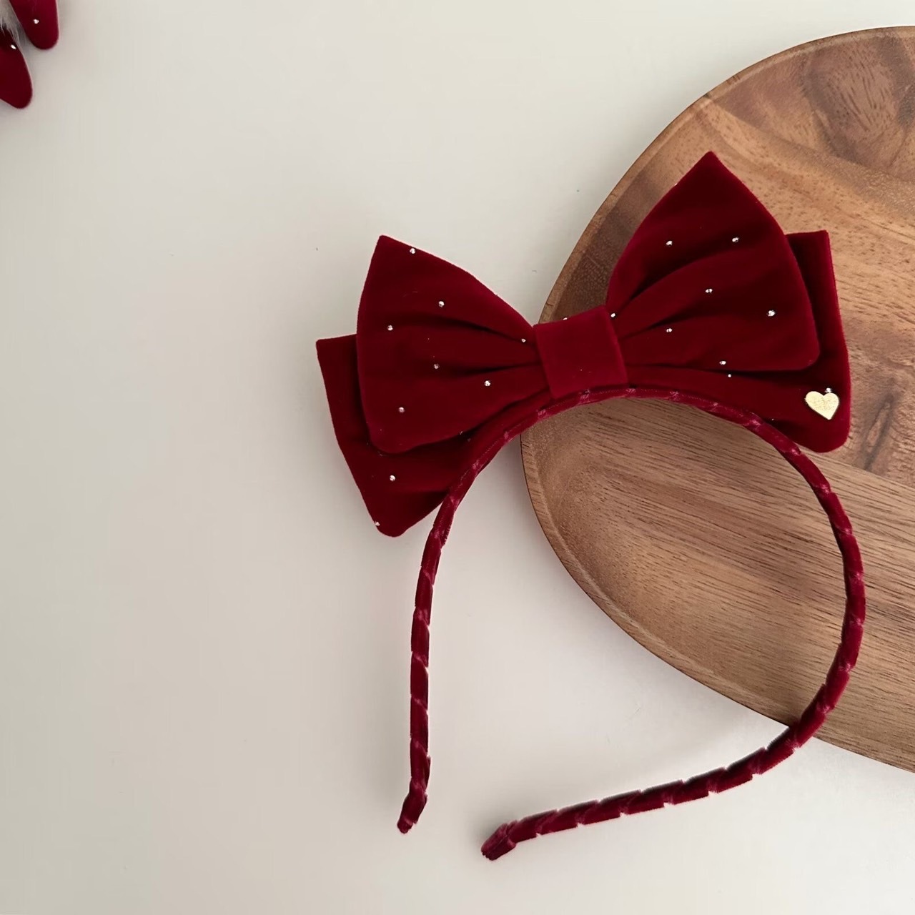 喜慶大蝴蝶結髮箍