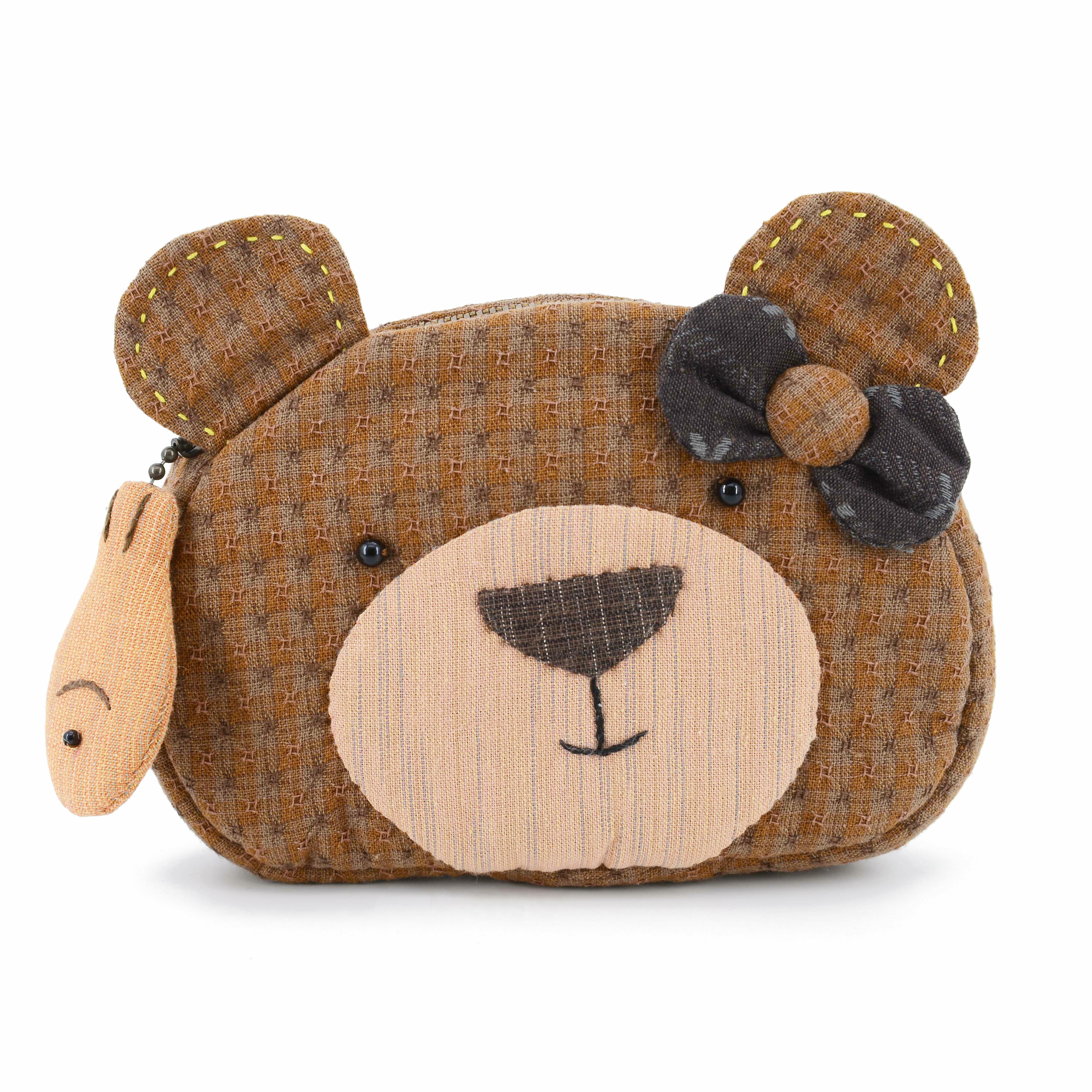 可愛教主-熊熊零錢包【成品包】｜限量，只有一個