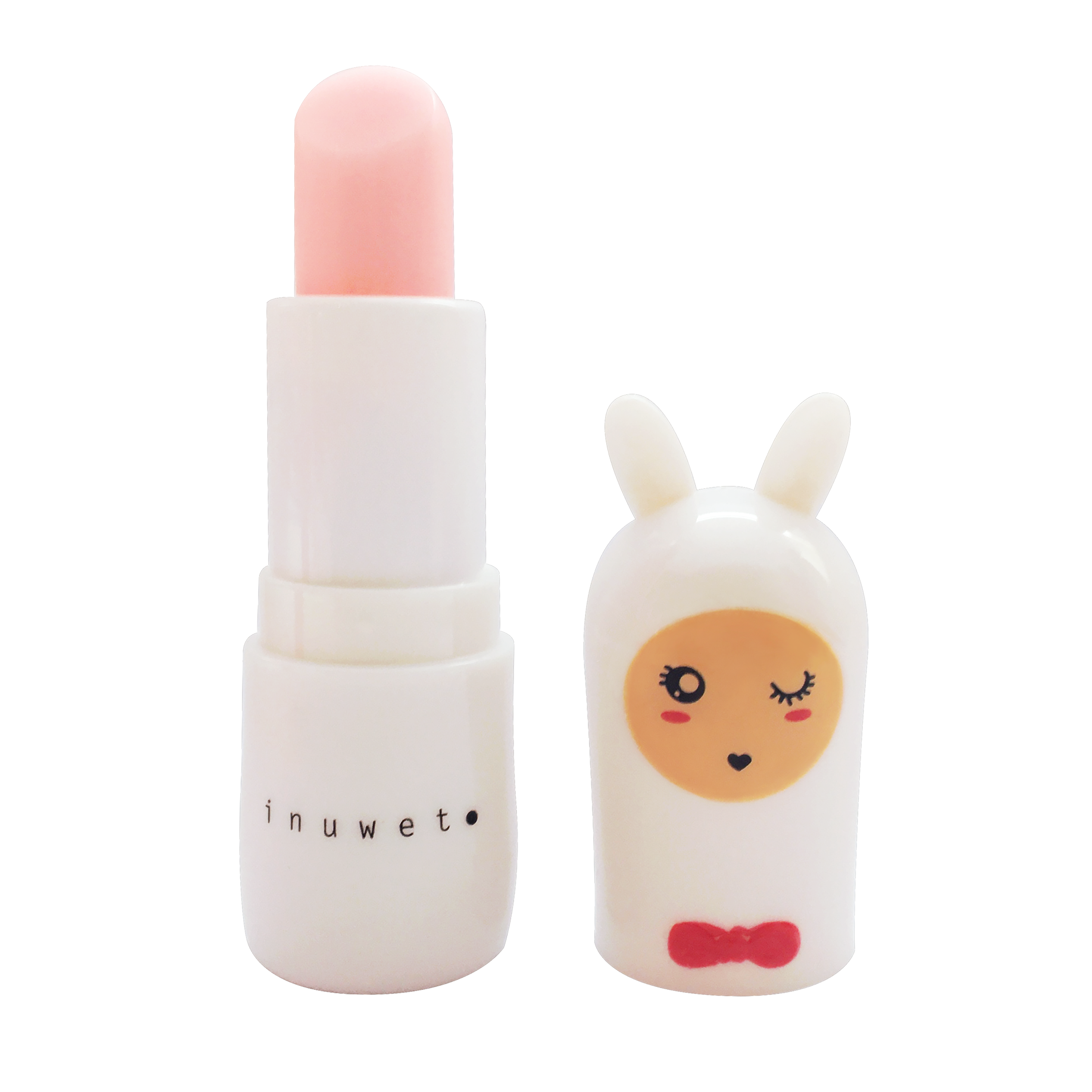 〖 inuwet 〗潤唇膏指甲油二入組（糖果白）
