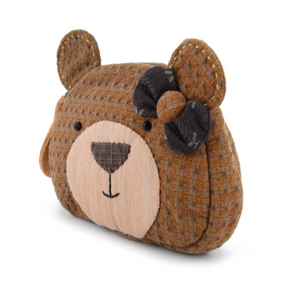 可愛教主-熊熊零錢包【成品包】｜限量，只有一個