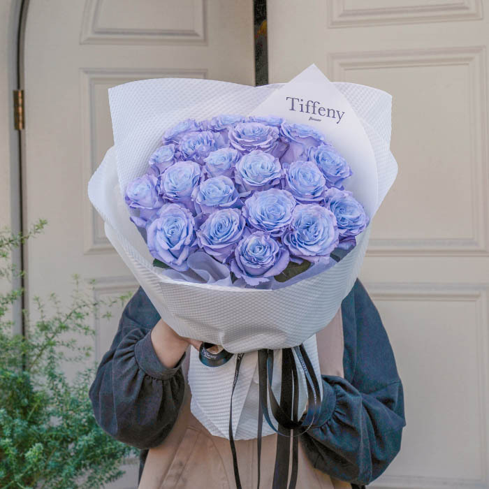 Blue Lavender · 薰衣草紫 進口玫瑰鮮花束