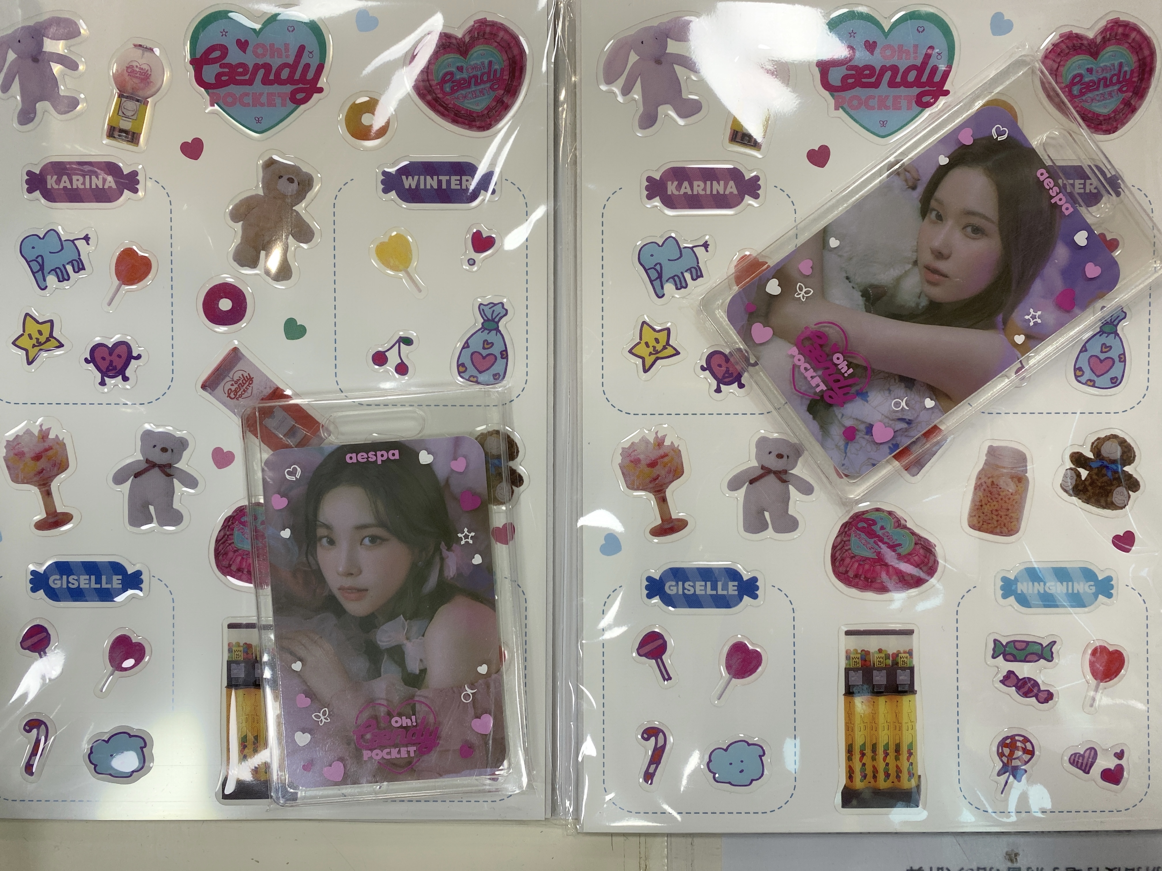 Aespa Ceandy pocket photo card holder