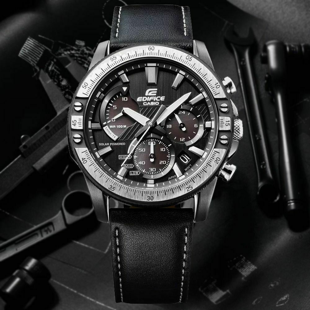 Casio Edifice EQS-930TL-1A 太陽能 高性能 賽車 手錶 (香港行貨)