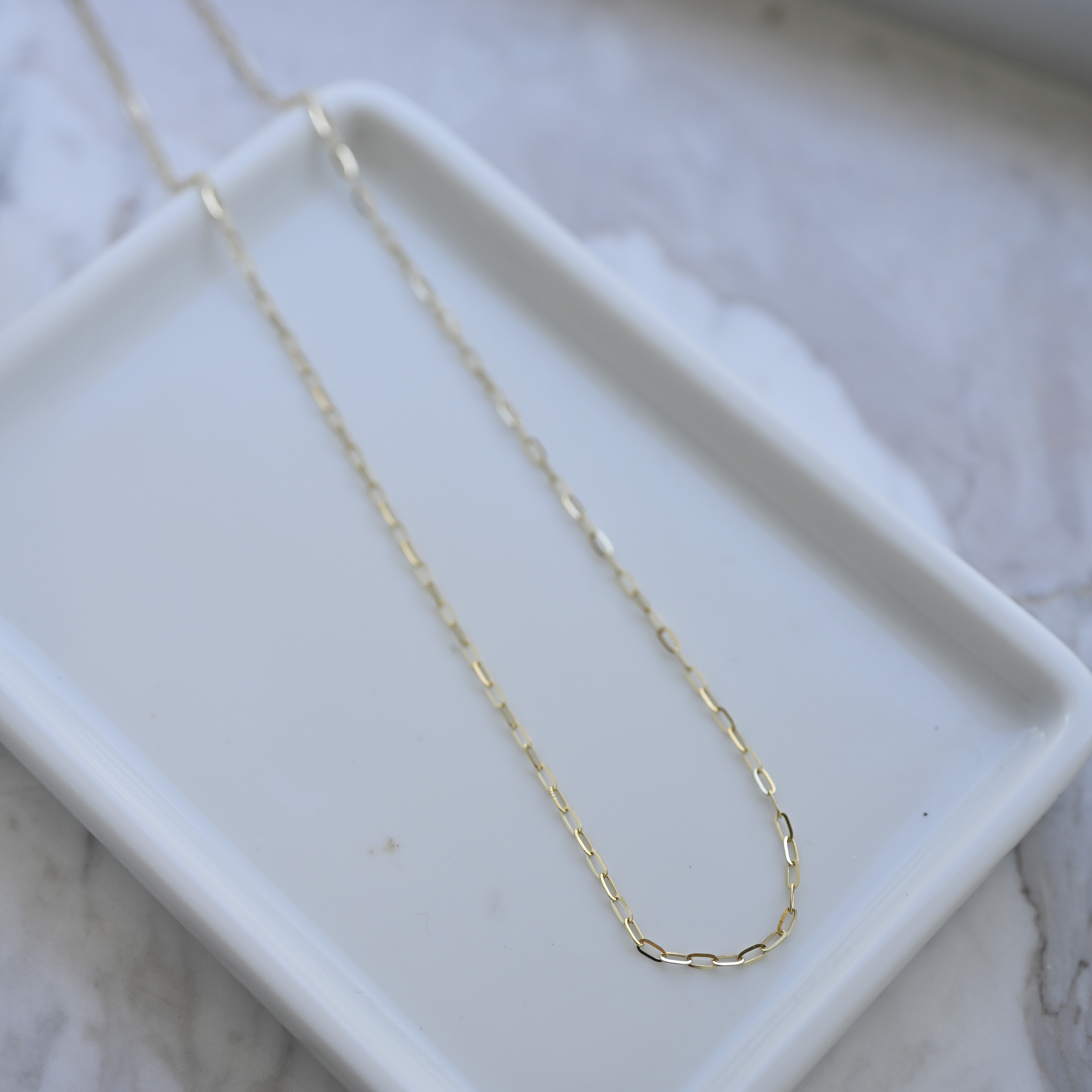 18k YG chain necklace