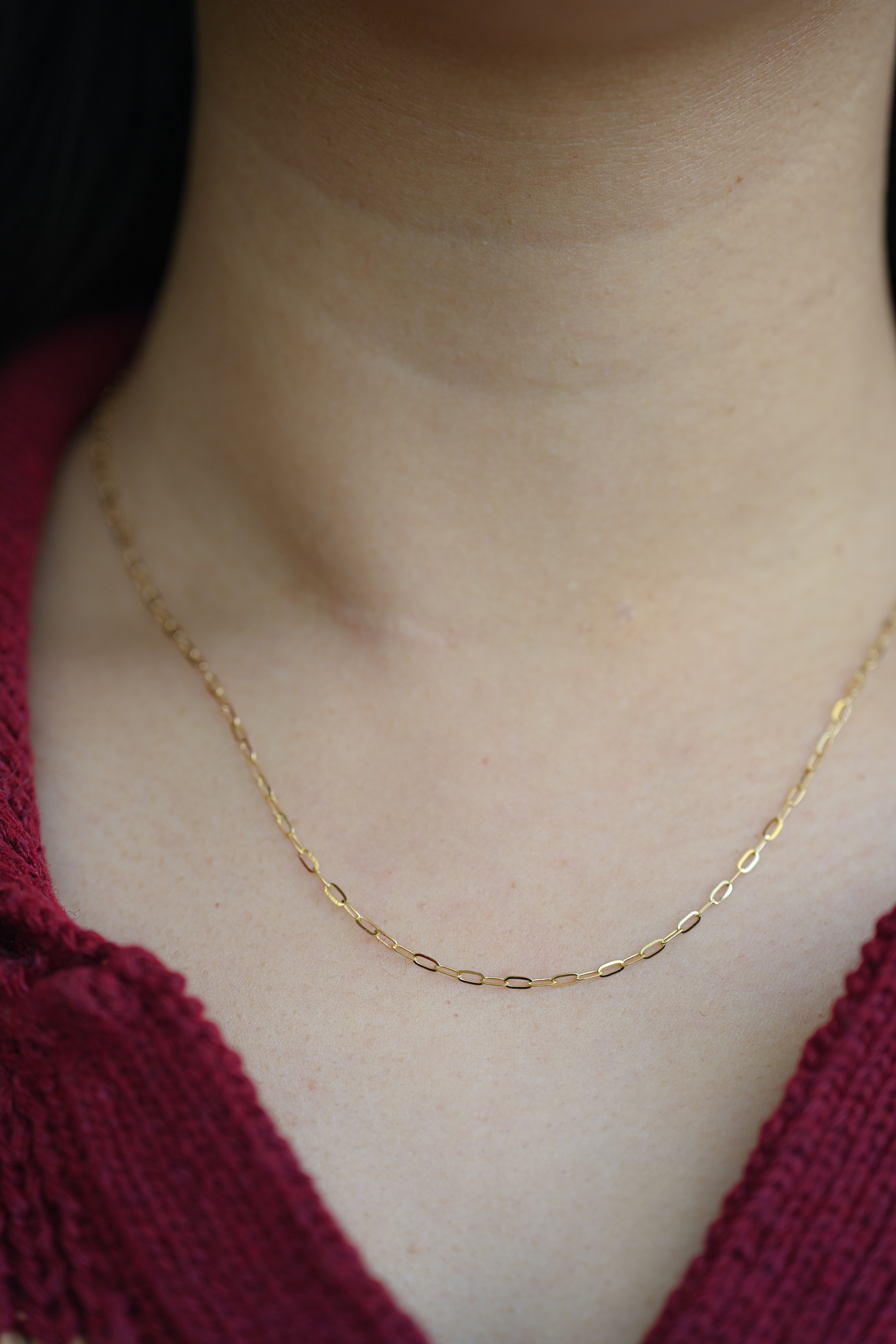 18k YG chain necklace