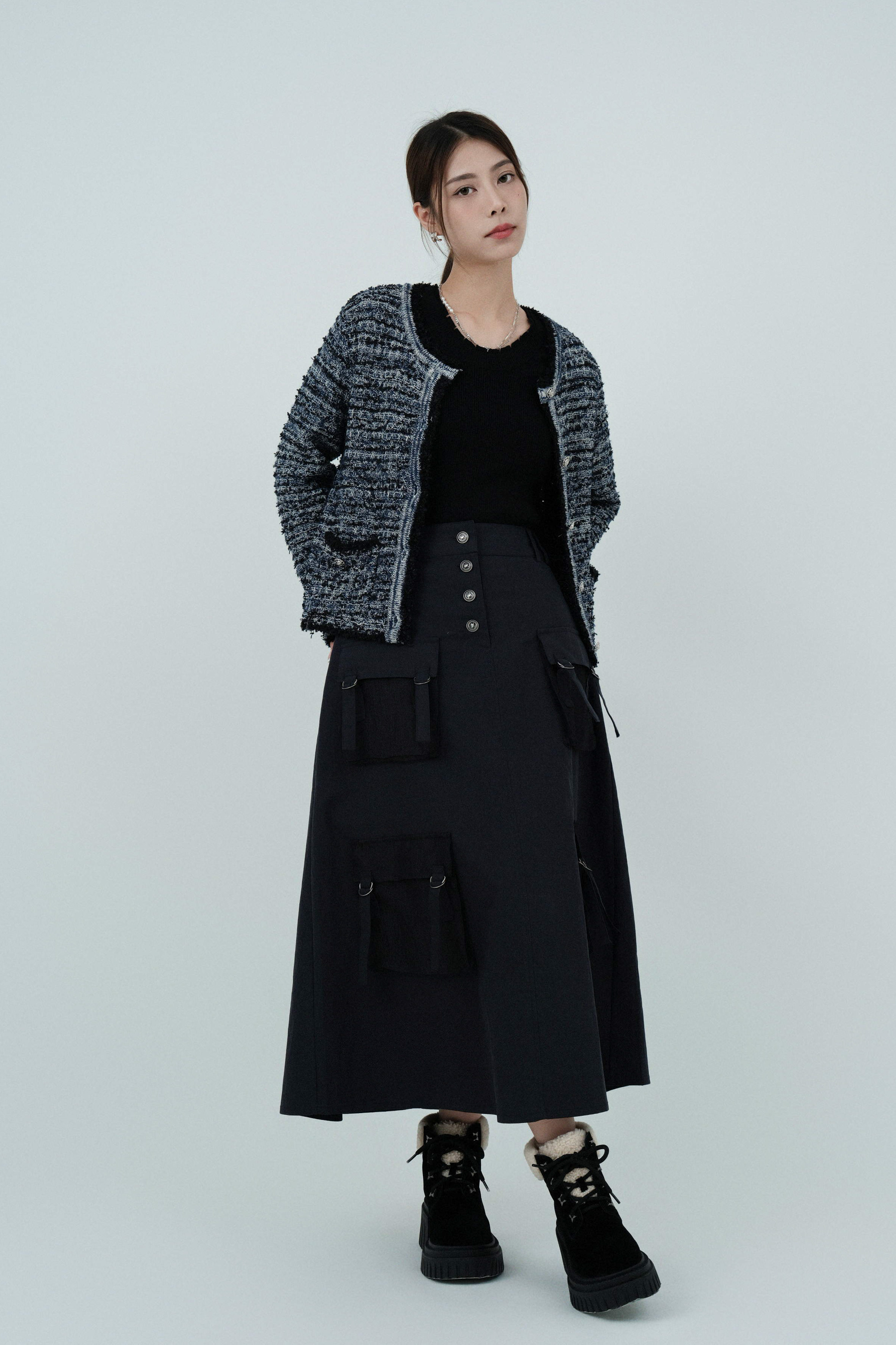 FW24_0213（外套＋上衣+半截裙）