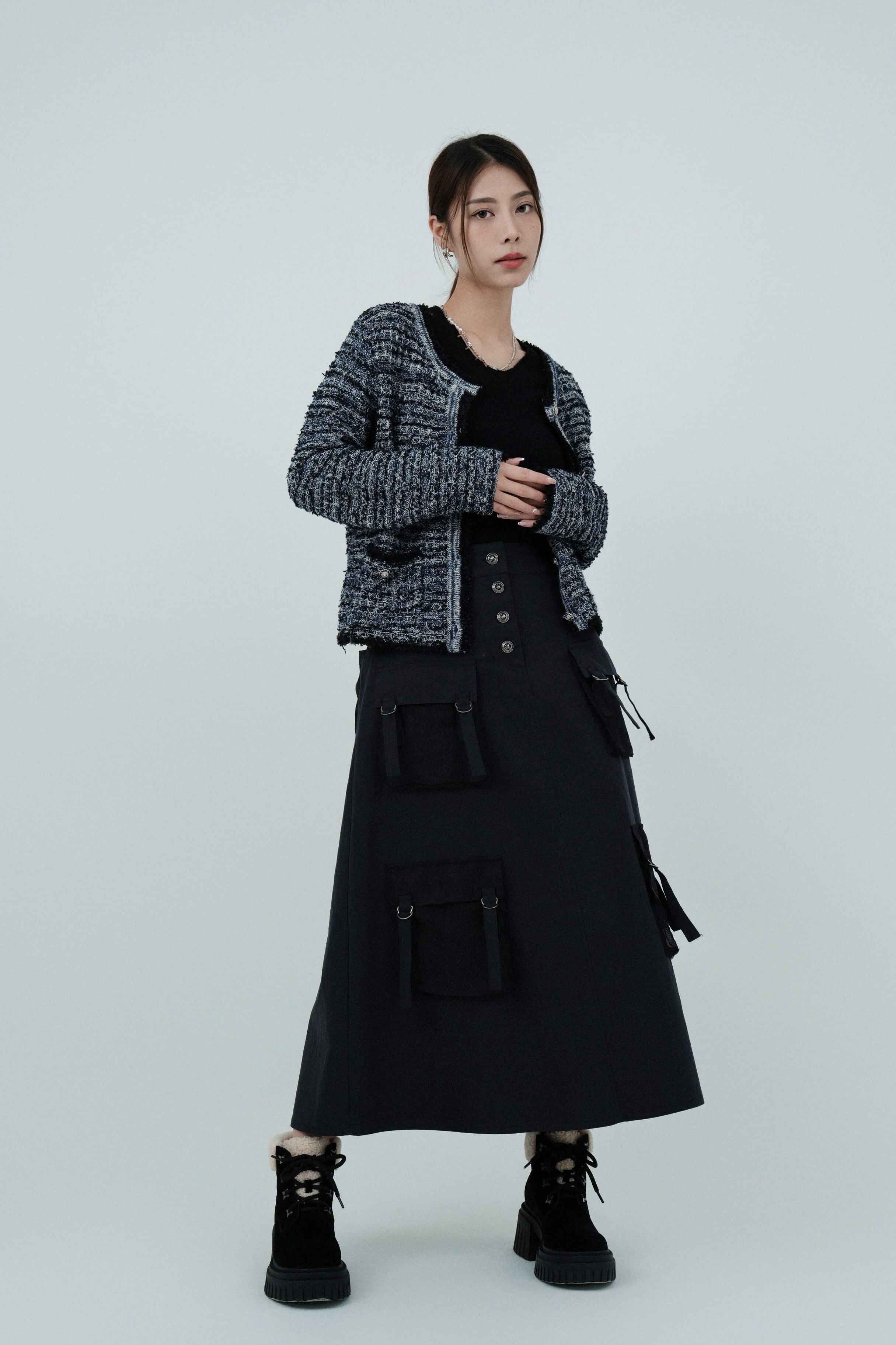 FW24_0213（外套＋上衣+半截裙）