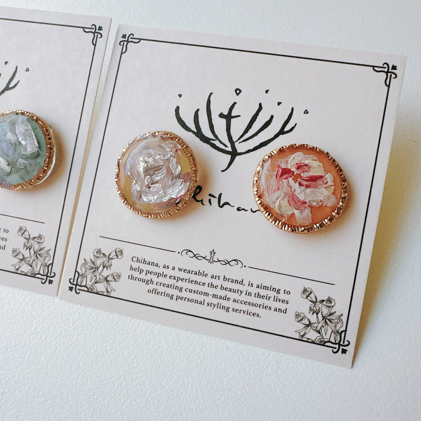 《色彩詩篇 》圓圈耳環