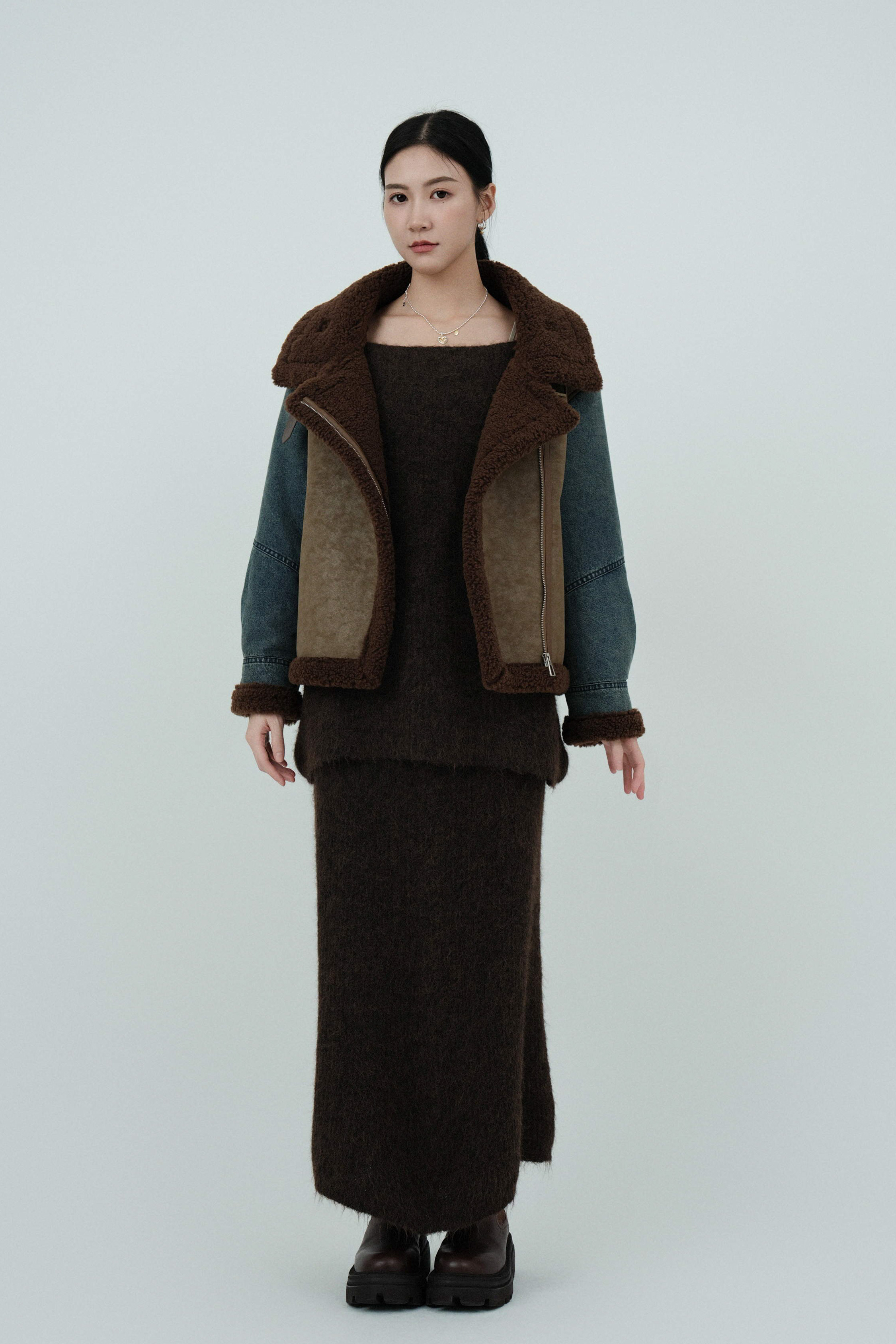 FW24_0214（外套＋上衣+半截裙）