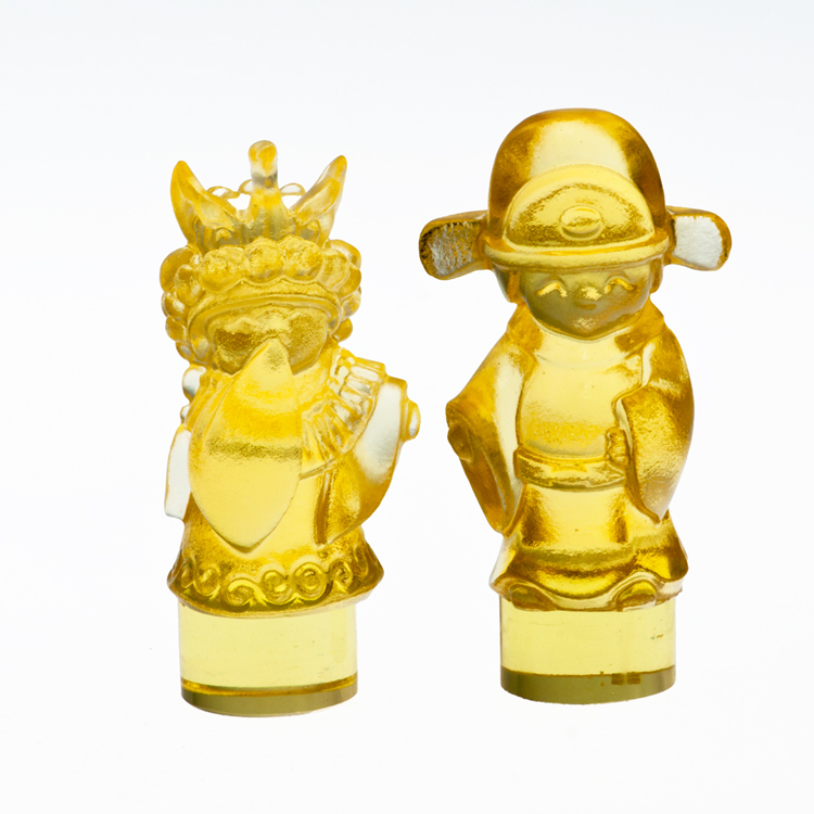 鹿港窯 琉璃牽手一生對章|結婚禮物推薦|雙喜娃娃刻印專屬印章