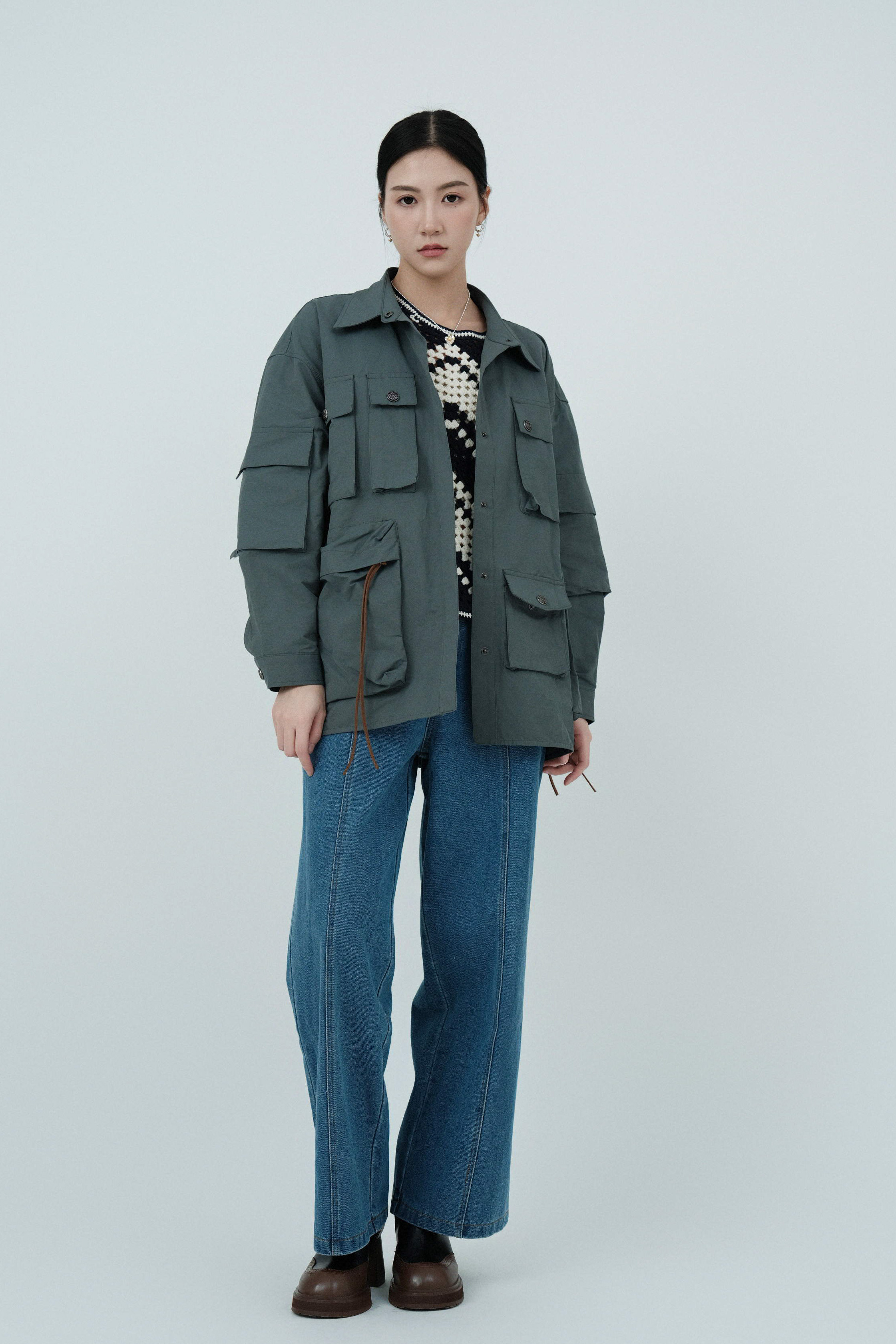 FW24_0218（外套＋上衣+牛仔褲）