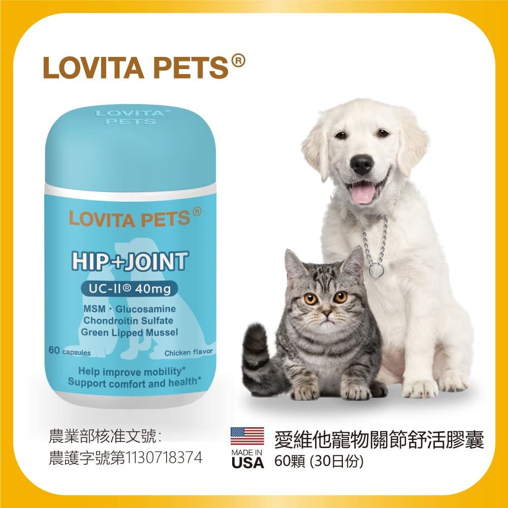 LOVITA PETS 愛維他 寵物關節舒活膠囊