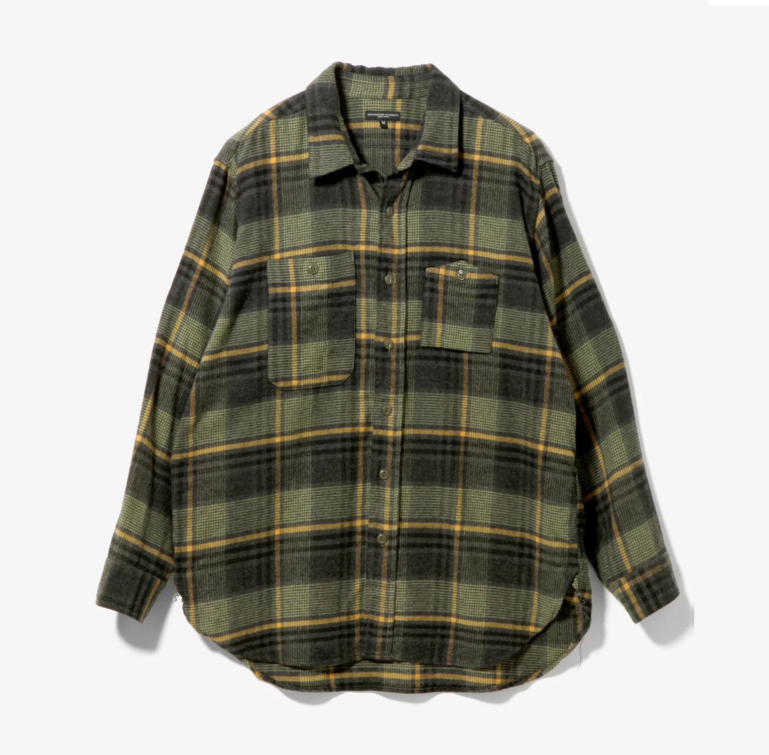 ENGINEERED GARMENTS WORK SHIRT COTTON PLAID FLANNEL - PRE ORDER ITEM (預訂中)