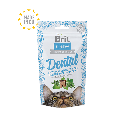 捷克 Brit 關護系列  貓潔齒小食【$50 X 3 包】【可混合其他口味】