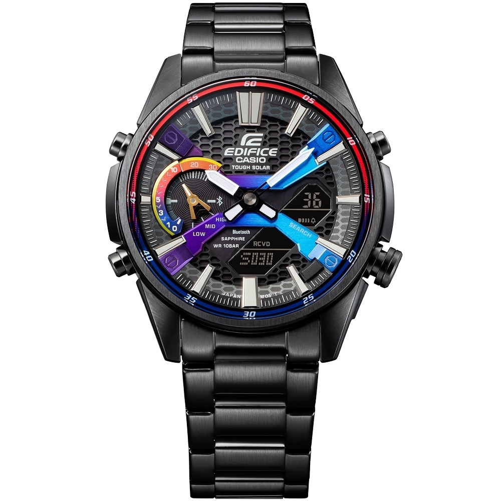 Casio Edifice EQB-1200HG-1A 太陽能 藍牙 熱漸變系列 計時 手錶 (香港行貨)