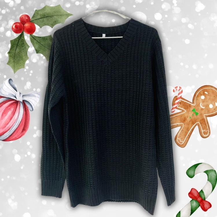 斗六院｜全新黑色針織毛衣（夏季特賣中）