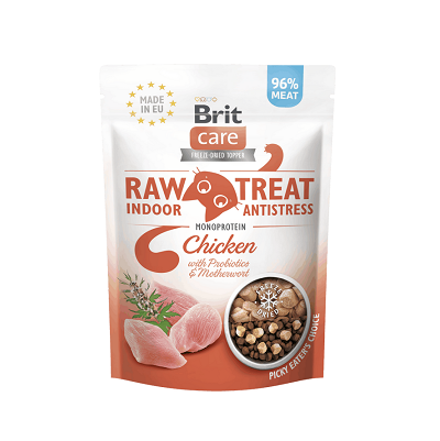 捷克 Brit 鮮肉系列 貓小食 室內抗壓 40g