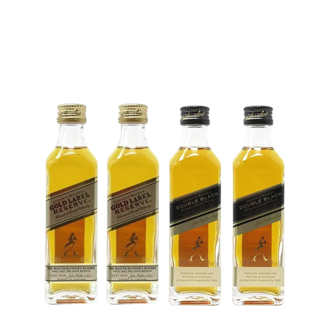 Johnnie Walker Gold Label Miniature 5cl x2 + Johnnie Wa
