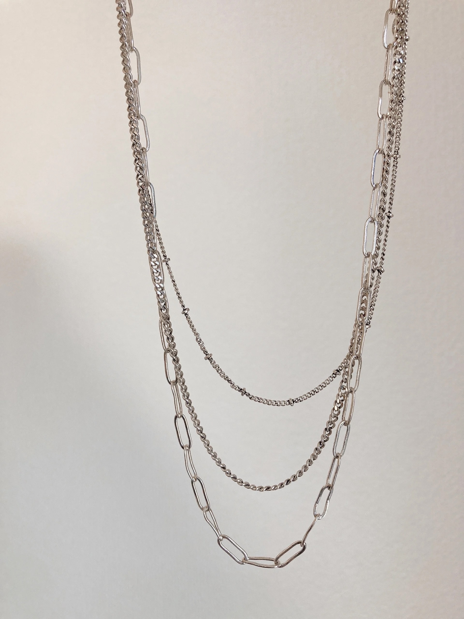 [LAUGHTER] 3 layered necklace