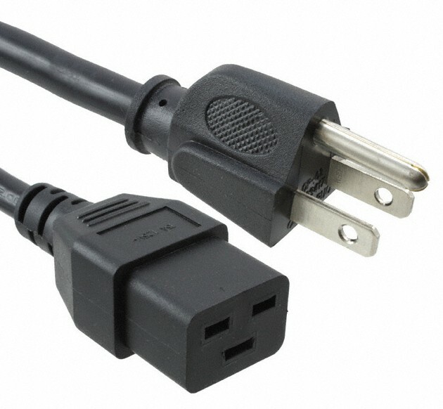 美規 NEMA 5-15P插頭 轉 IEC C19 插座 15A電源轉接線 純銅12AWG 伺服器 UPS 機櫃