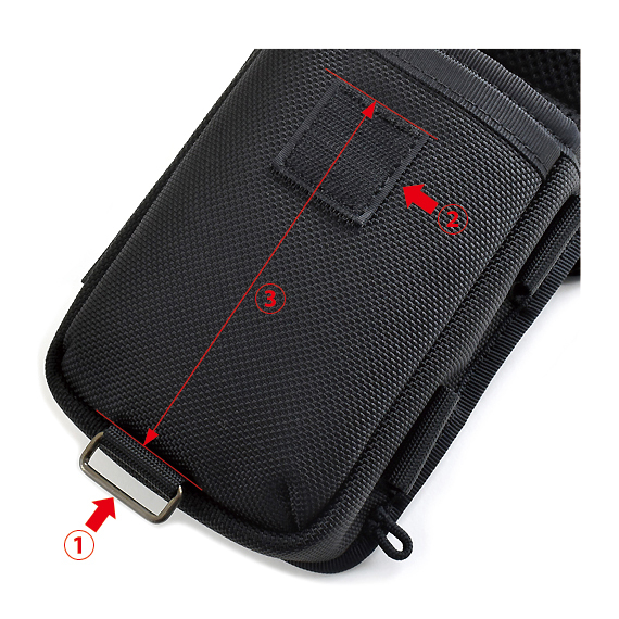 VanNuys D112 2Way 牛皮手機保護袋帶扣