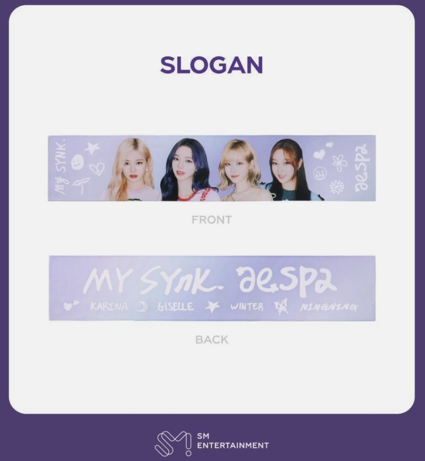 Aespa My Snyk Slogan towel