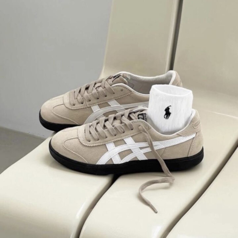 Onitsuka Tiger 鬼塚虎 Tokuten 舒適百搭 防滑耐磨 低幫 板鞋 男女同款 卡其色 1183C431-200