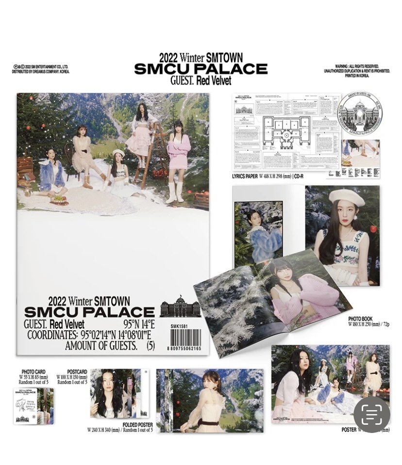 SMCU PALACE GUEST Red velvet album