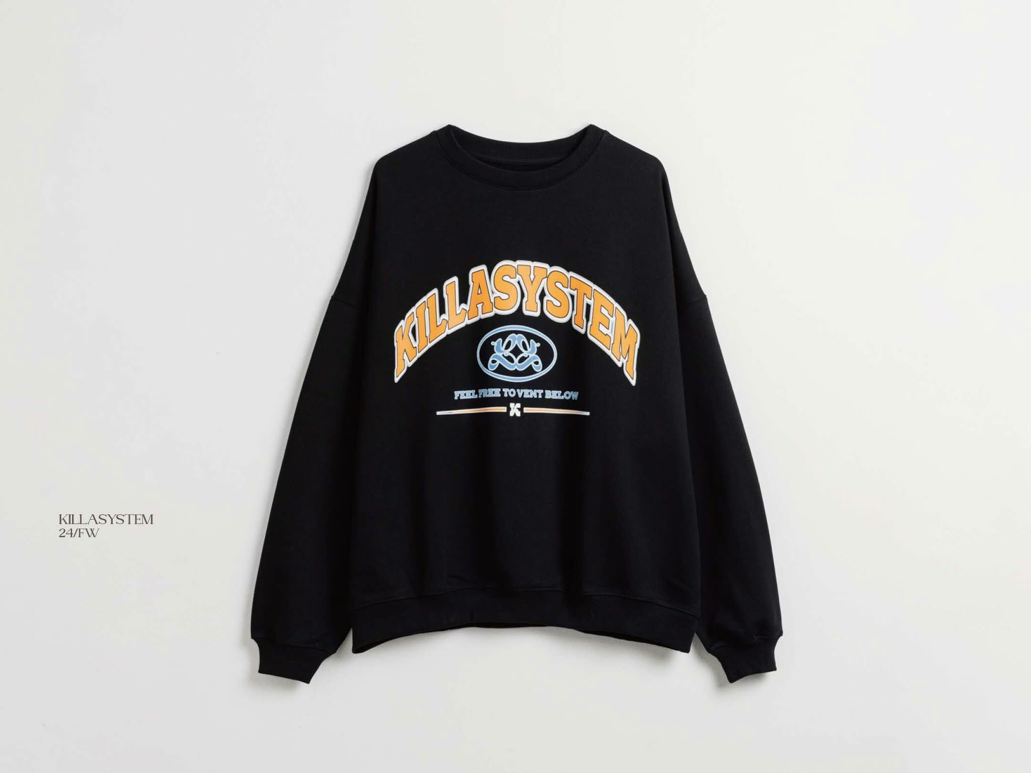 KILLASYSTEM 24F/W VINTAGE SWEATER (黑色)